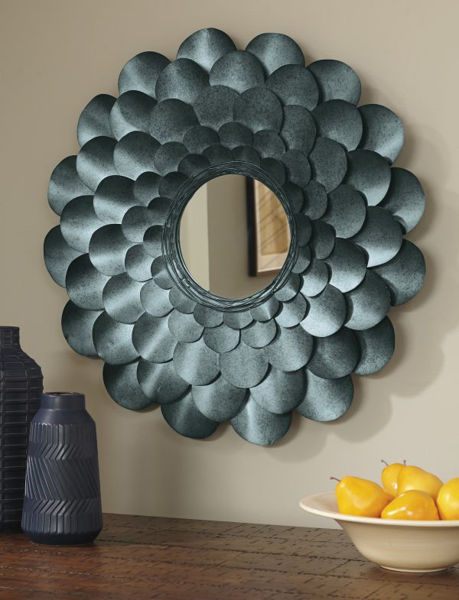 Picture of Deunoro - Blue Accent Mirror