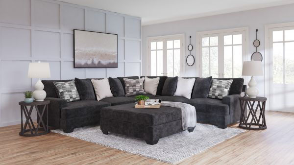 Picture of Lavernett - Charcoal 3PC Sectional