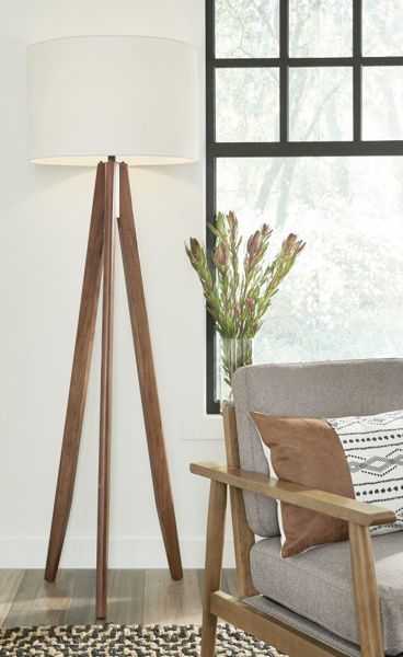 Picture of Dallson Brown Floor Lamp