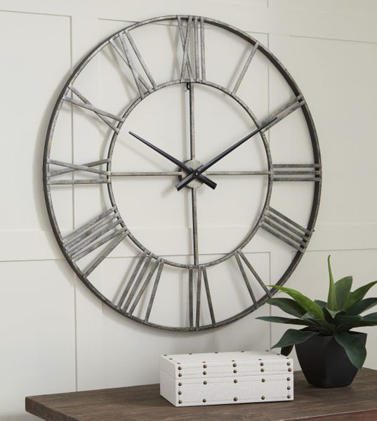 Picture of Paquita Silver Wall Clock