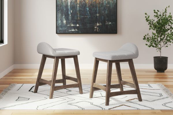 Picture of Lyncott Gray Counter Stool